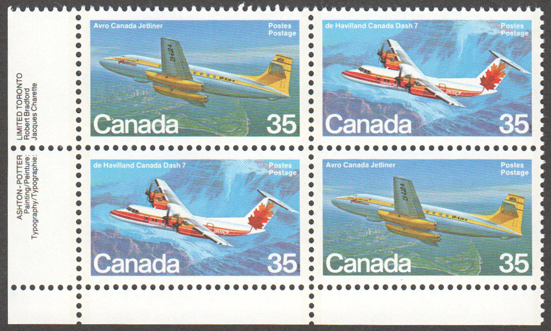 Canada Scott 906a MNH PB LL (A10-6) - Click Image to Close